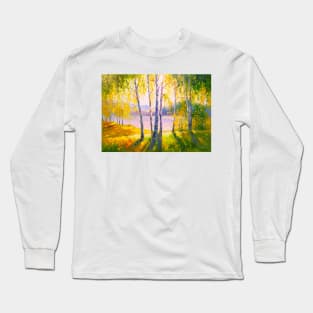 Midday by the river Long Sleeve T-Shirt